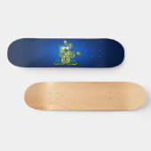 Doe mee met de clown persoonlijk skateboard (Horizontaal)