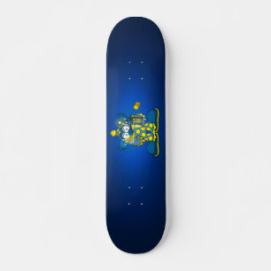 Doe mee met de clown persoonlijk skateboard