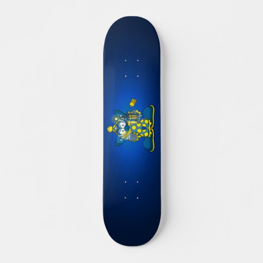 Doe mee met de clown persoonlijk skateboard (Voorkant)