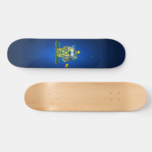 Doe mee met de clown skateboard (Horizontaal)