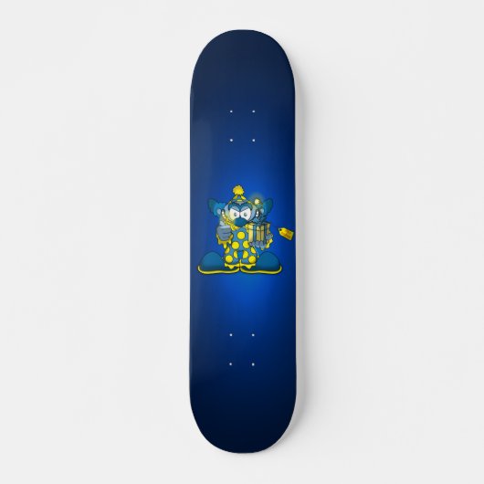 Doe mee met de clown skateboard (Voorkant)