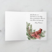 Doe mee met de kerstkaart bedankkaart (Binnen)