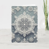 Doe mee met de kerstkaart feestdagen kaart (Voorkant)