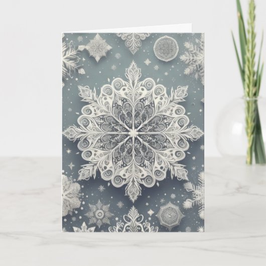 Doe mee met de kerstkaart feestdagen kaart (Voorkant)