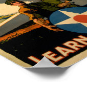 Doe mee met de luchtdienst poster (Hoek)