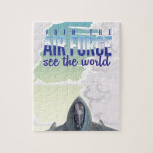 Doe mee met de luchtmachtposter legpuzzel