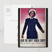 Doe mee met de marinezure kernen briefkaart (Voorkant / Achterkant)