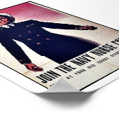 Doe mee met de marinezure kernen poster (Hoek)