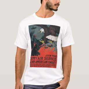 Doe mee met de militaire luchtdienst t-shirt