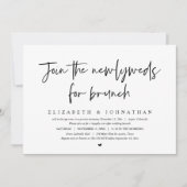 Doe mee met de Passen getrouwd voor bruiloft Elope Kaart (Voorkant)