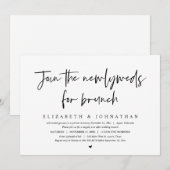 Doe mee met de Passen getrouwd voor bruiloft Elope Kaart (Voorkant / Achterkant)