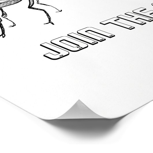 Doe mee met de Resist Ants. Poster (Hoek)