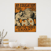 Doe mee met de Tanks Poster (Keuken)