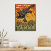 Doe mee met de tanks poster (Keuken)