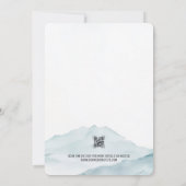 Doe mee met de uitnodiging voor de bergen (Achterkant)