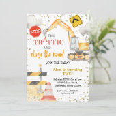 Doe mee met de uitnodiging voor de bouw van de bon (Staand voorkant)