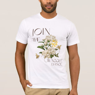 Doe mee met de Waggle Dance Social Workers Bijenli T-shirt