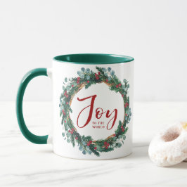 Doe mee met de World Evergreen Wreath Kerstmis Mok