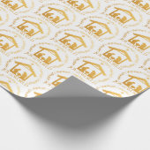 Doe mee met de 'World Gold Kerstmis' Cadeaupapier (Hoek)