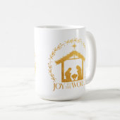 Doe mee met de 'World Gold Natitivity'-kerst Koffiemok (Voorkant rechts)