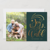 Doe mee met de World Green Gold Photo met Kerstmis Feestdagenkaart (Voorkant)