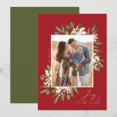 Doe mee met de World Holiday Photo Card Feestdagenkaart (Voorkant / Achterkant)