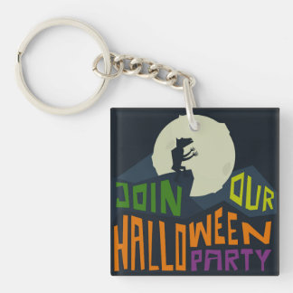 Doe mee met Halloweenfeest Sleutelhanger