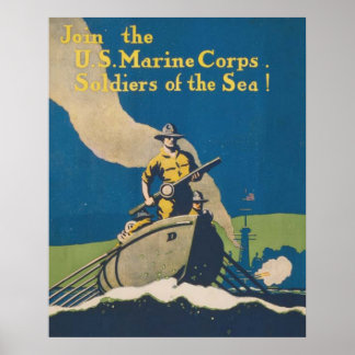 Doe mee met het Amerikaanse mariniers Poster