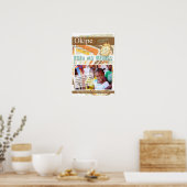 Doe mee met het dorp - Poster (13 x 19,5 inch) (Keuken)
