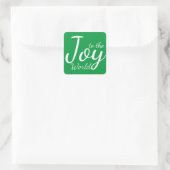 Doe mee met het Groene Kerst sticker van de wereld (Tas)
