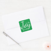 Doe mee met het Groene Kerst sticker van de wereld (Envelop)