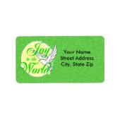 Doe mee met het label met het kerstadres van de we (Voorkant)