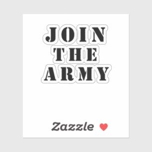 Doe mee met het leger sticker