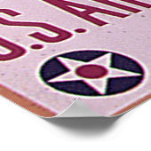 Doe mee met het legervliegtuig poster (Hoek)