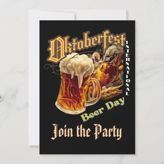 Doe mee met het Oktoberfest Feest (Voorkant)