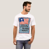 Doe mee met het Texas Navy T-shirt (Voorkant volledig)