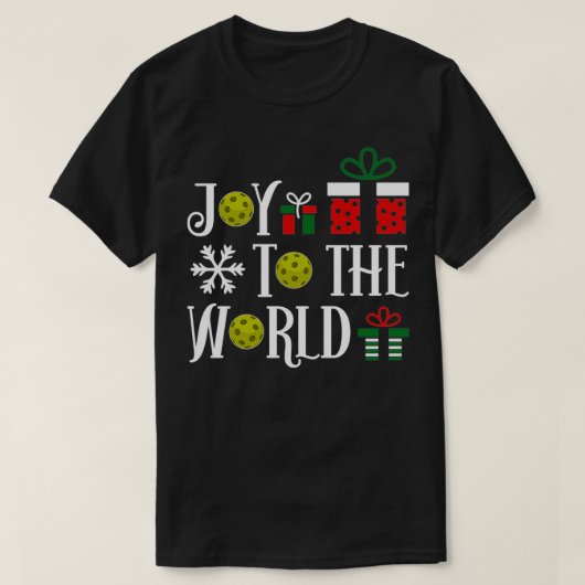 Doe mee met het wereldkerstcadeautje t-shirt (Design voorkant)