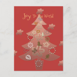 Doe mee met het wereldkerstfeest briefkaart