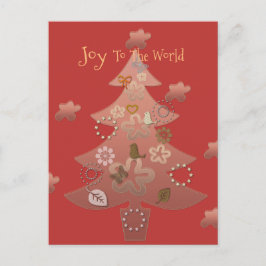 Doe mee met het wereldkerstfeest briefkaart