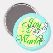 Doe mee met het wereldkerstfeest magneet (Voorkant / Achterkant)