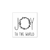 Doe mee met het wereldkerstfeest rubberstempel (Afrduk)