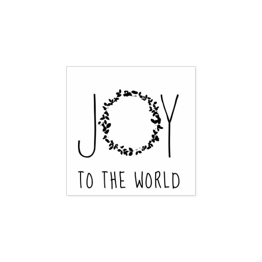 Doe mee met het wereldkerstfeest rubberstempel (Afrduk)