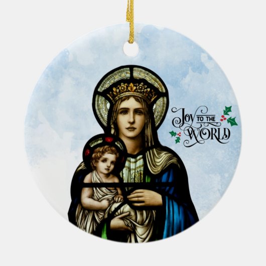 Doe mee met het wereldwijde keramische Ornament (Achterkant)