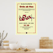 Doe mee met Jezus of sterf Poster (Keuken)