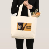 Doe mee met me ~ US Marines Grote Tote Bag (Voorkant (product))