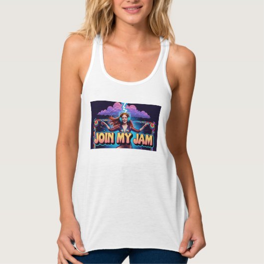 Doe mee met mijn jam-shirt tanktop (Voorkant)