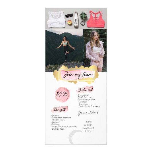 Doe mee met mijn Team Zyia Kaart (Voorkant)