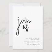 Doe mee met ons feest uitnodiging alle gelegenheid (Voorkant)