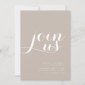 Doe mee met ons feest uitnodiging alle gelegenheid (Voorkant)