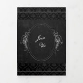 Doe mee met ons Spooky Halloween Party Drieluik Uitnodiging (Cover)